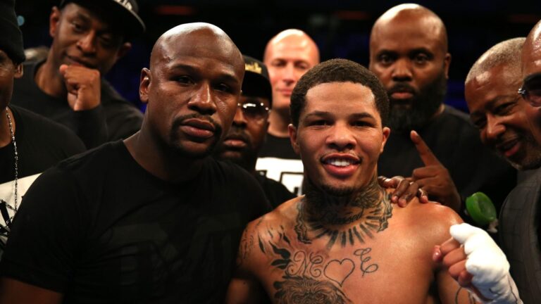 Gervonta Davis and Floyd Mayweather