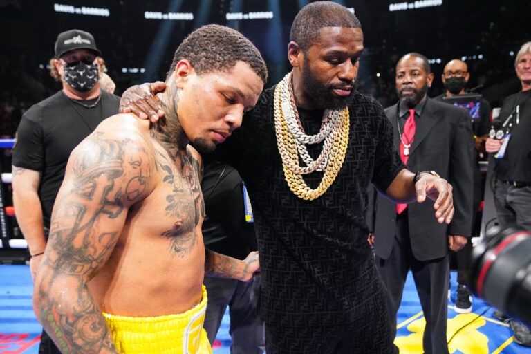 Gervonta Davis and Floyd Mayweather