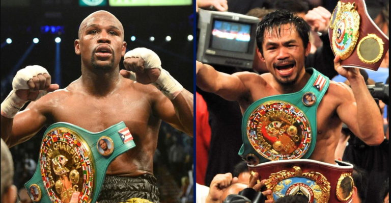 Floyd Mayweather and Manny Pacquiao