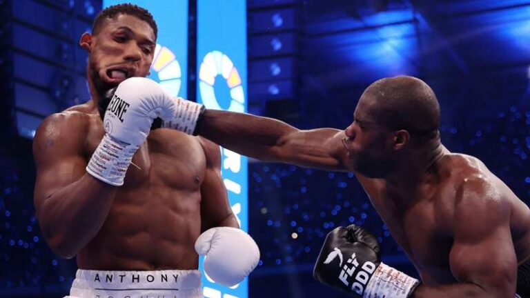 Daniel Dubois and Anthony Joshua