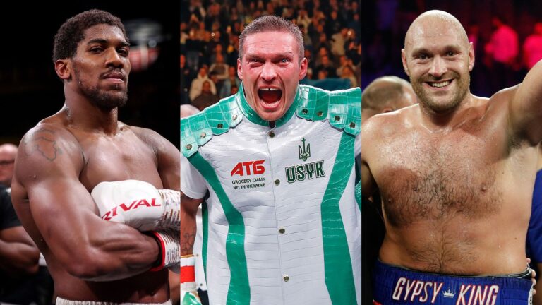 Anthony Joshua, Tyson Fury Oleksandr Usyk