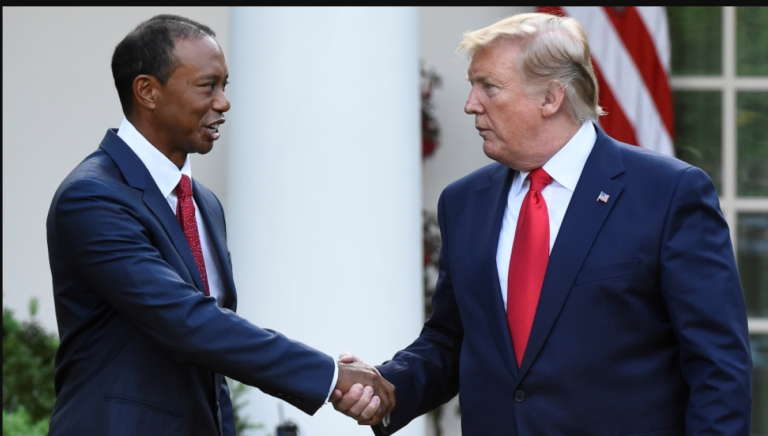 tiger woods President Trump