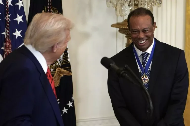 Tiger Woods Donald Trump